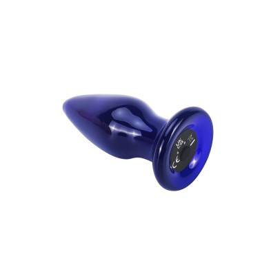 Szklany wibrujący korek analny sex buttplug 11cm